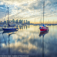 Buy canvas prints of Perfect Cloud Reflection - San Diego by Joseph S Giacalone