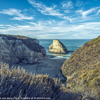 Buy canvas prints of Shark Fin Cove Summer by Joseph S Giacalone