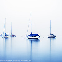 Buy canvas prints of Morning Blues - San Diego Harbor by Joseph S Giacalone