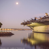 Buy canvas prints of USS Midway Reflection by Joseph S Giacalone