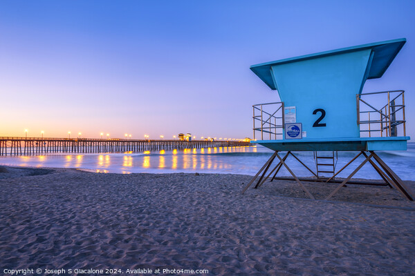 Number 2 At Dawn - Oceanside, California Picture Board by Joseph S Giacalone