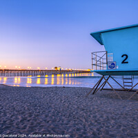 Buy canvas prints of Number 2 At Dawn - Oceanside, California by Joseph S Giacalone