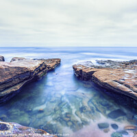 Buy canvas prints of Secluded - La Jolla Coast by Joseph S Giacalone