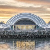 Buy canvas prints of Sunrise At The Rady Shell by Joseph S Giacalone