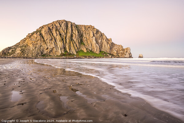 Surf's Up - Morro Rock Picture Board by Joseph S Giacalone
