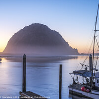 Buy canvas prints of Blue Hour - Morro Bay Harbor by Joseph S Giacalone