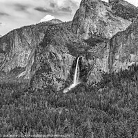 Buy canvas prints of Yosemite Valley Majesty Monochrome by Joseph S Giacalone