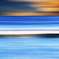 Buy canvas prints of Coastal Sea and Sunset Abstract by Joseph S Giacalone