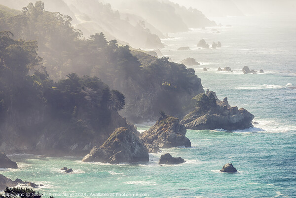 Lost In Time - Big Sur Picture Board by Joseph S Giacalone
