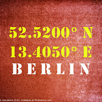 Buy canvas prints of GPS Berlin Germany by Joseph S Giacalone
