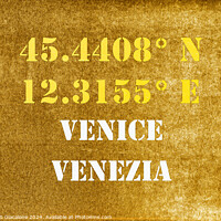 Buy canvas prints of GPS Venice by Joseph S Giacalone