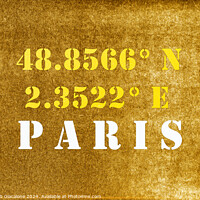 Buy canvas prints of GPS Paris by Joseph S Giacalone