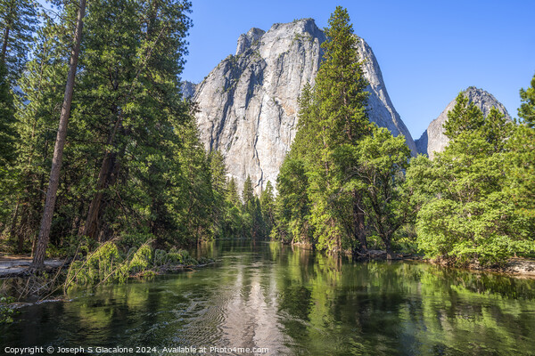 Yosemite Valley Monolith Picture Board by Joseph S Giacalone