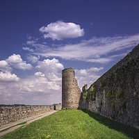 Buy canvas prints of Tower and walls of the Smederevo medieval fortress in Serbia by Dejan Travica