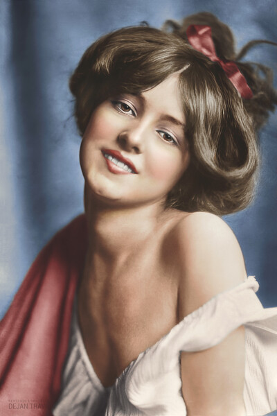 Evelyn Nesbit a popular American actress, chorus girl and artist Picture Board by Dejan Travica
