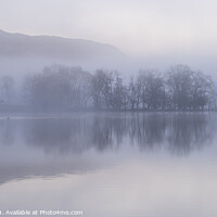 Buy canvas prints of Mist on Loch Ard by Colin Kerr