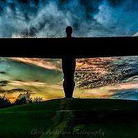 Buy canvas prints of Angel of the North by CHRIS ANDERSON