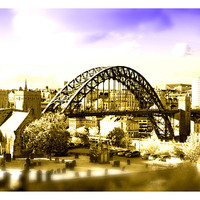 Buy canvas prints of Tyne bridge by CHRIS ANDERSON