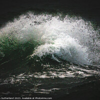 Buy canvas prints of Crashing and Clashing waves by Kenneth Sutherland