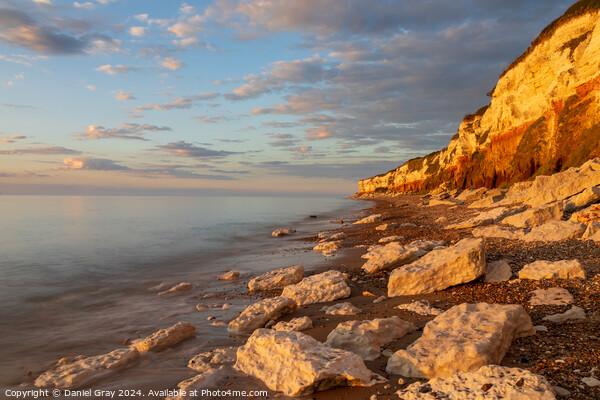 Hunstanton Cliffs at Sunset Picture Board by Daniel Gray