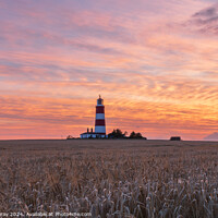 Buy canvas prints of Happisburgh Lighthouse at Sunset by Daniel Gray