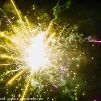 Buy canvas prints of Dark fireworks by Man And Life