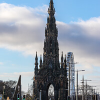 Buy canvas prints of Scott Monument by Man And Life