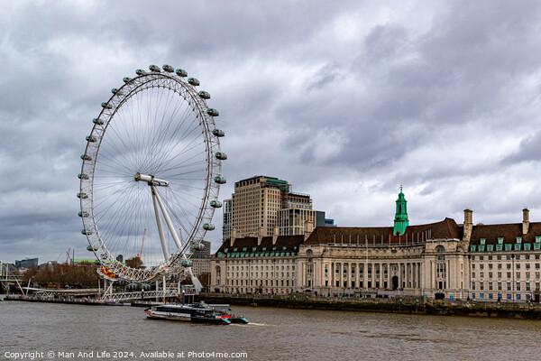 London Eye Picture Board by Man And Life