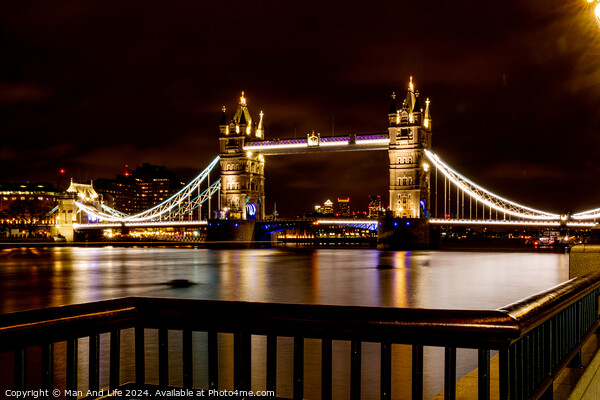 Tower Bridge Picture Board by Man And Life