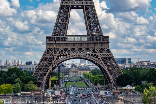 Eiffel Tower Picture Board by Man And Life