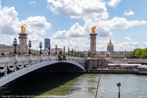 Pont Alexandre III Picture Board by Man And Life