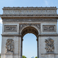 Buy canvas prints of Arc de Triomphe by Man And Life