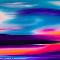 Buy canvas prints of Abstract colorful wavy background with vibrant hues of blue, purple, and pink blending into each other. by Man And Life