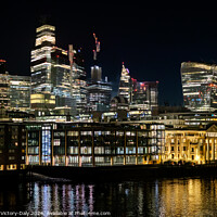 Buy canvas prints of The City of London at Night by Adrian Victory-Daly