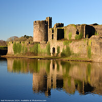 Buy canvas prints of Caerphilly Castle  by Neil McKenzie