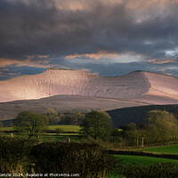 Buy canvas prints of Snow covered mountains in the Bannau Brycheiniog N by Neil McKenzie