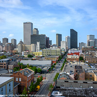 Buy canvas prints of Cityscape of Downtown New Orleans by William Morgan