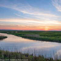 Buy canvas prints of Sunrise on the Marsh by William Morgan