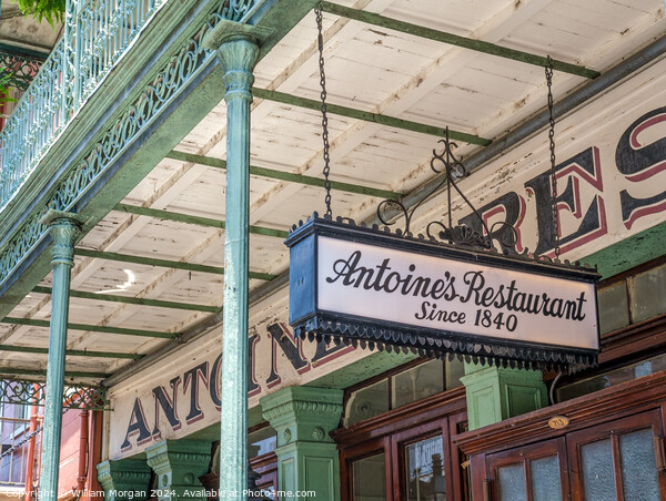 Historic Antoine's Restaurant in the French Quarter of New Orleans  Picture Board by William Morgan