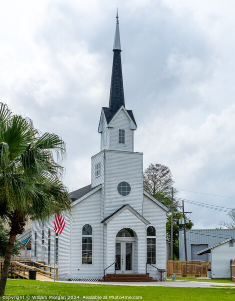 Historic St. Mary's Catholic Church in Kenner, LA, USA Picture Board by William Morgan