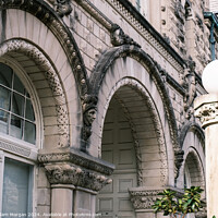 Buy canvas prints of Architectural Details of Tilton Memorial Hall at Tulane University by William Morgan