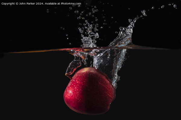 Splash Apple Picture Board by John Parker