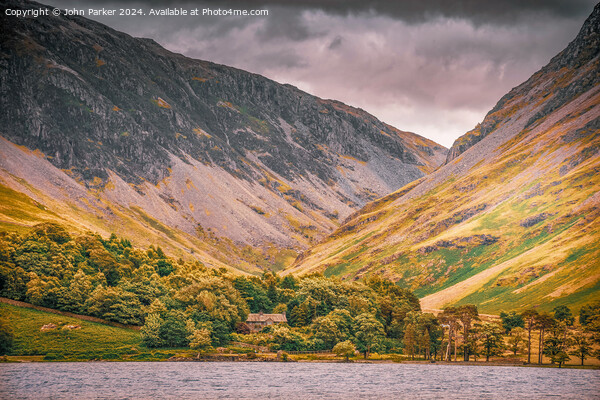 Buttermere in the Lake District, Cumbria Picture Board by John Parker