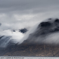Buy canvas prints of Cuillins cloaked in cloud, Isle of Skye, Scotland by Paul Edney