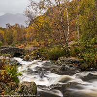 Buy canvas prints of Ashness bridge in the autumn by Paul Edney