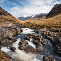 Buy canvas prints of After the rain in Glen Etive by Paul Edney