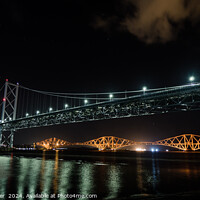 Buy canvas prints of Forth Road and Rail Bridges by Shots by j0kster 