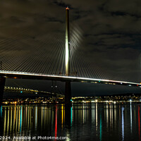 Buy canvas prints of Queensferry Crossing Towards Edinburgh by Shots by j0kster 