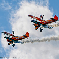 Buy canvas prints of Breitling Wingwalkers at Windermere Airshow 2011 by Phil Brown