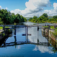 Buy canvas prints of Derelict lock gates at Canal Foot, Ulverston, Cumbria. by Phil Brown